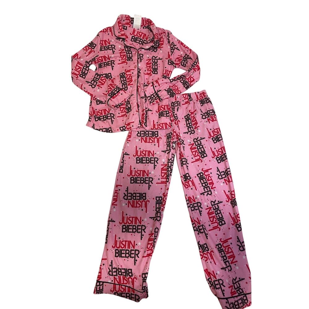 Rare vintage Justin Bieber matching pj set